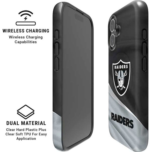 NFL Las Vegas Raiders iPhone 16 Plus Magsafe Impact Case